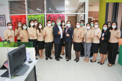 กองสื่อสารองค์กร ต้อนรับคณะการตรวจประเมิน EdPEx ประจำปีการศึกษา 2564 พร้อมรายงานผลการปฏิบัติงาน